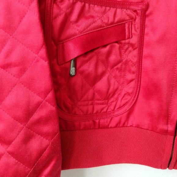 VTG Bill Blass Jeans satin bomber jacket - Picture 5 of 8